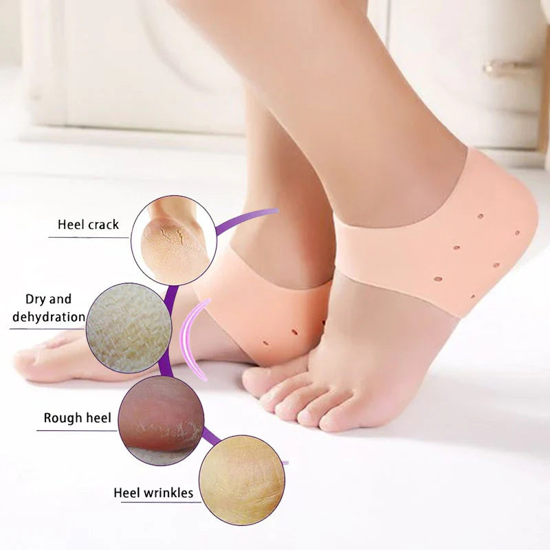 Heel Anti-Cracking Socks Pair