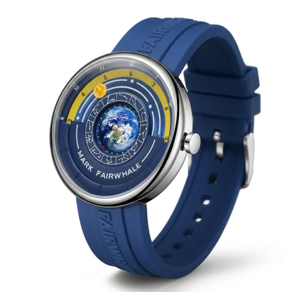 Mark Fairwhale Globe Dial Men’s Luxury Quartz Watch - FW-5700