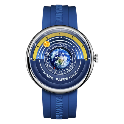 Mark Fairwhale Globe Dial Men’s Luxury Quartz Watch - FW-5700
