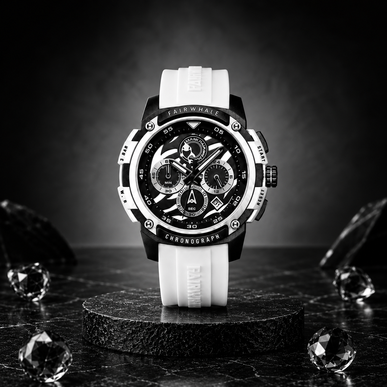 Luxury Chronograph Watch for Men with Premium Box