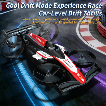 K300 Max Flying RC Sport Car Drone –  High Speed Dual Mode Racing & Flying Action