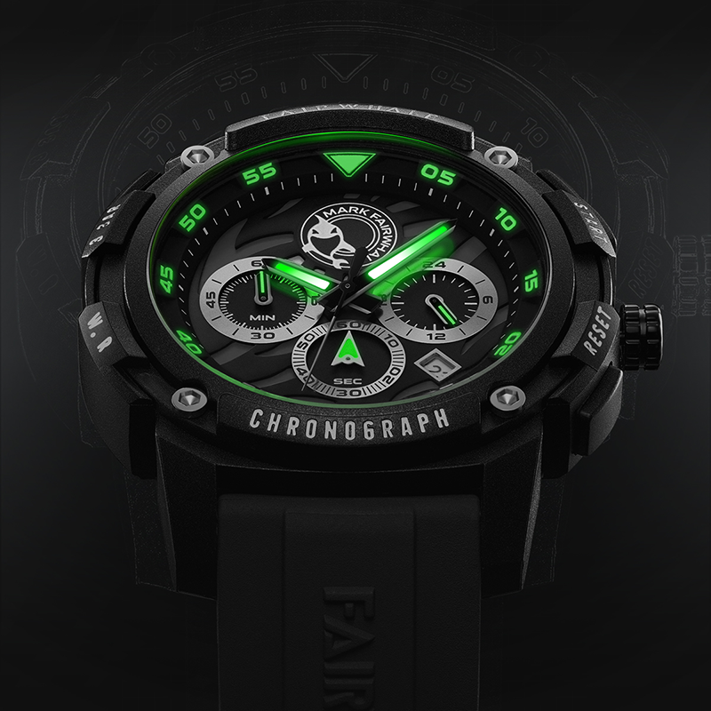 Luxury Chronograph Watch for Men with Premium Box