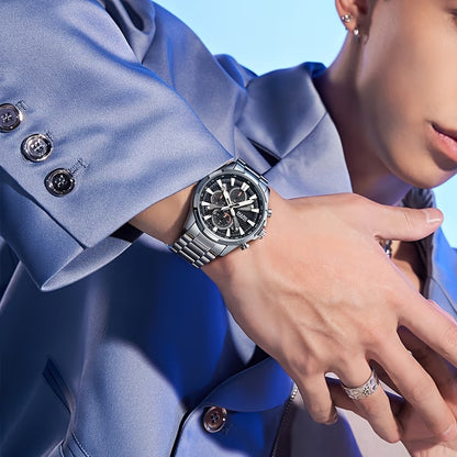 Fairwhale Men’s Luxury Quartz Chronograph Watch, Racing Design | FW-5032