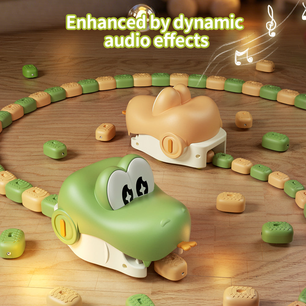 Educational Toy for Kids, Boost Brain Power, RC Greedy Snake Toy – Remote Control Magnetic Electric Snake Game