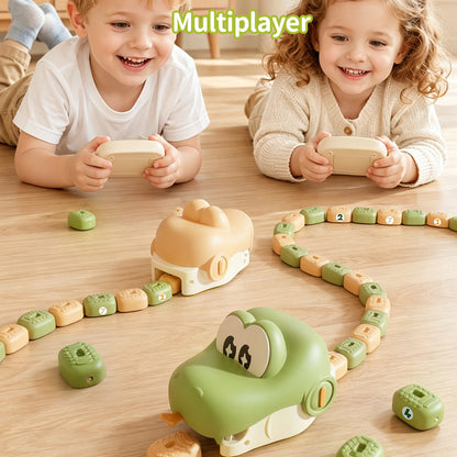 Educational Toy for Kids, Boost Brain Power, RC Greedy Snake Toy – Remote Control Magnetic Electric Snake Game
